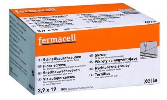 Fermacell snelbouwschroeven 3,9x19 mm