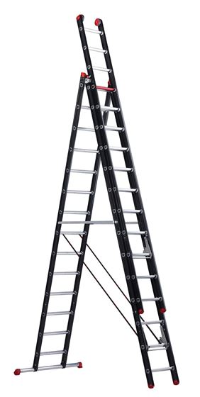 Afbeelding van Nevada 3-delige reformladder NZR 3083 3 x 12