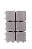 Afbeelding van waterpasserende klinker grijs20x20x6cm